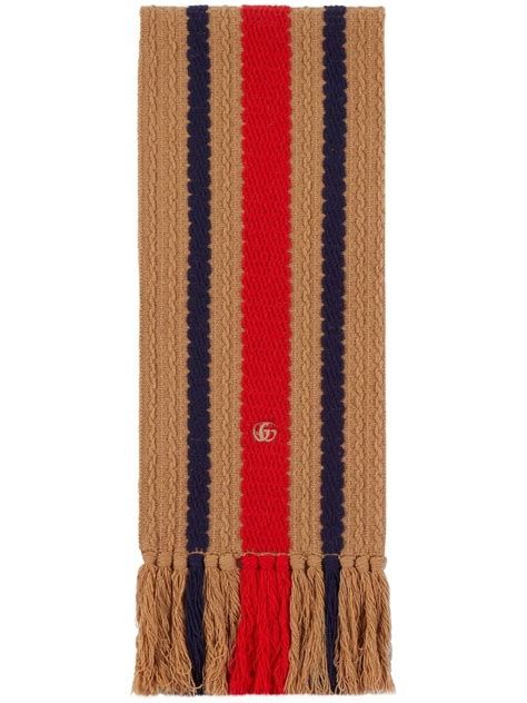 gucci sjaal dames bruin|Gucci GG Jacquard Sjaal in het Bruin .